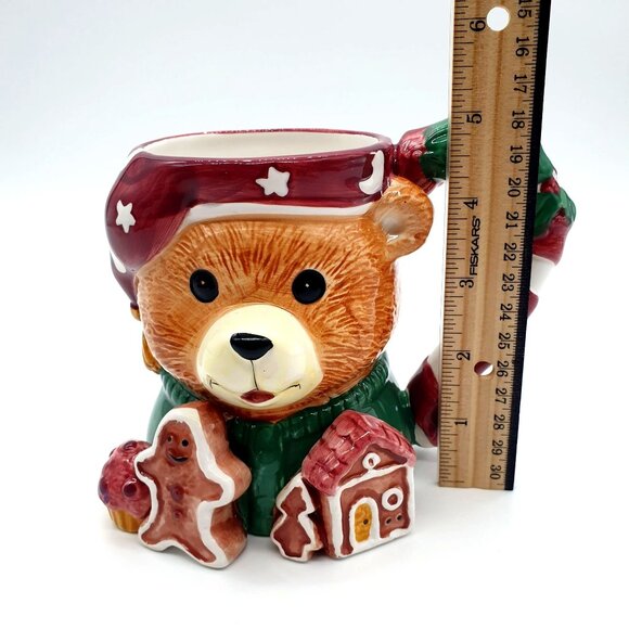 Tis The Season Teddy Bear Holiday Mug Decoration Display Collection Christmas - Picture 8 of 9